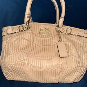 Coach Madison Gathered Leather Sophia Satchel